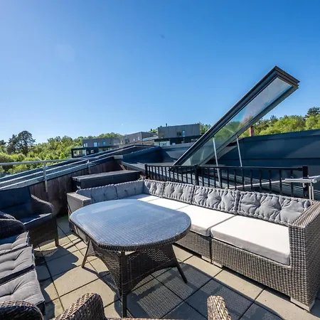 Appartement Penthouse With Rooftop Terrace & Balcony Bergen