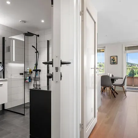 Penthouse With Rooftop Terrace & Balcony Bergen