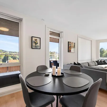 Appartement Penthouse With Rooftop Terrace & Balcony Bergen